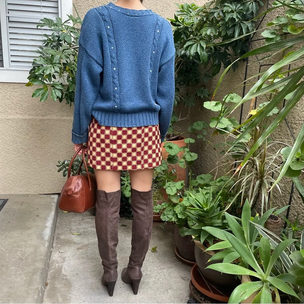 Vintage grayish brown Joie all leather over the knee boots